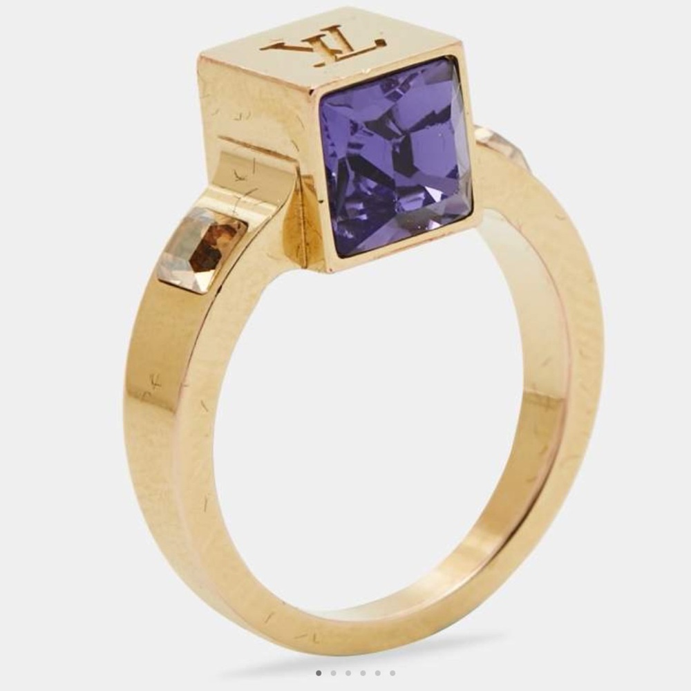 Louis Vuitton Crystal Gamble Ring - Picture 2 of 11